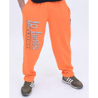 Tepláky 6202-864 OTTOMIX oranžové - hladká bavlna